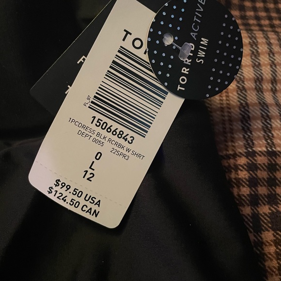 NWT Torrid Active Swim Dress With Pocket Short SZ 0 - Picture 5 of 7